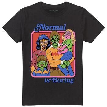Steven Rhodes Camiseta Normal Is Boring para mujer