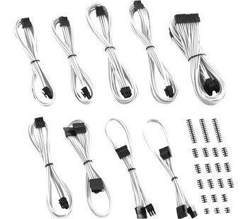 CABLEMOD Classic ModMesh C-Series Corsair AXi HXi RM Cable Kit - White, White