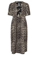 limited collection curve natural brown leopard print bow dress mujer curvy y tallas grandes limited collection