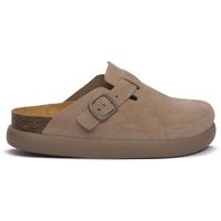 scholl sandalias beige fae chunky para mujer
