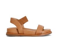 sandalias de piel con elastico tan
