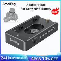 smallrig para placa adaptadora de bateria np-f para sony tipo np-f para bmpcc 4k 6k placa adaptadora de bateria plataforma de soporte de grabacion de video 3018