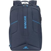 rivacase borneo 7861 mochila gaming eco para portatil hasta 173 azul oscuro