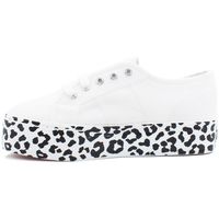 superga deportivas moda 2790 cotw printedfoxing sneaker white leopard s41157w para mujer