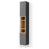 armario de bano aquis 30 x 190 cm vicco