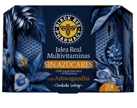 black bee jalea real multivitaminas sin azucares 20 ampollas