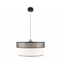 lampara colgante felix negroblanco 1 luz fabrilamp
