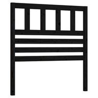 cabecero accesorio para dormir mueble de dormitorio 81 x 4 x 100 cm madera de pino negro tdl0202098