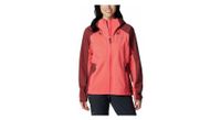 chaqueta impermeable columbia mazama trail para mujer rosa