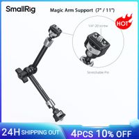 soporte de brazo magico smallrig de 711 pulgadas con tornillos de 14 -20 y pines retractiles para monitores luces de video telefonos inteligentes y camaras de accion