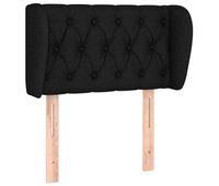 cabecero de tela negro 83x23x7888 cm