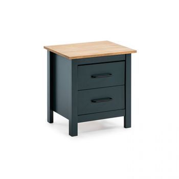 Mesita De Noche Eira Blue Ocean - Oak 46 X 49,5 X 35 Cm