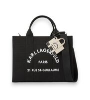 karl lagerfeld para mujer b4w50076 bolso square charm negro osfa casual algod243n reciclado