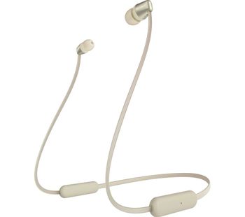 SONY WI-C310N Wireless Bluetooth Earphones - Gold, Gold