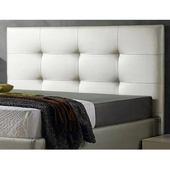 Cabecero Cama Polipiel Tapizado Moderno Texas  200 Cm Rojo