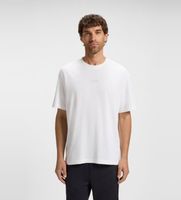 boss para hombre 50519368 camiseta casual blanco m algodon manga corta