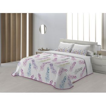 Colcha Bouti Modelo Elian Jvr 235x270 Para Cama 135 Cm.