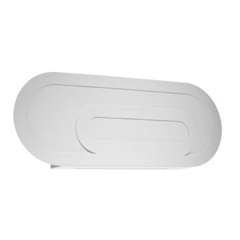 Lámpara de pared blanco acero/pvc alt. 15 cm