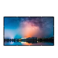 pantalla portatil plegable de proyector de 84100120 pulgadas para exteriores en 4k hd pantalla de tela de seda leche
