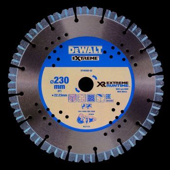 Dewalt Dt40260-qz - 230 X 22.23mm Hoja De Diamante Extreme Runtime
