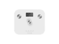 bascula de bano - cecotec surface precision ecopower 10100 full healthy white hasta 180 kg sin pilas inteligente imc cristal templado blanco