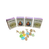pack 56 mariposillas de aceite - vela de aceite colores surtidos