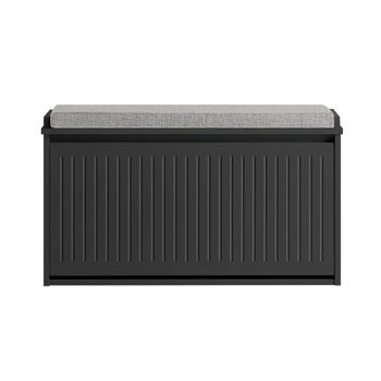 Banco zapatero con 1 puerta negro