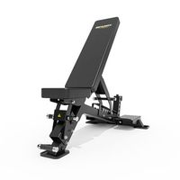 behumax - banco ajustable de musculacion heavy bench