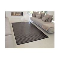 alfombra salon bambu  color - gris tamano - 170x240 cm