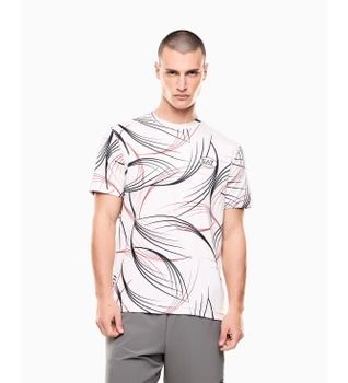 EA7 para hombre. 7M001531_AF22175 Camiseta Tennis Pro blanco (XS), Casual, Deportivo, Poliéster, Manga corta