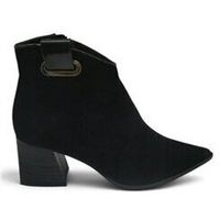 ezzio zapatos de tacon botin tirador para mujer