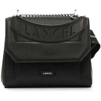 Lancel Bolso de mano Bolso con solapa S Ninon de Negro/Plata para mujer