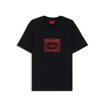 Hugo Red Camiseta de algodón de calidad 50544496-001