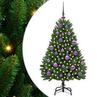 arbol de navidad  decoraciones de navidad artificial verde 120 cm pvc y metal