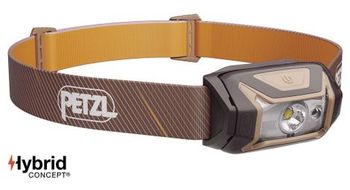 Linterna frontal petzl tikka 350 lumen marron