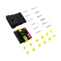 carcasa de conector de cable electrico de 6 patillas kit superseal completo