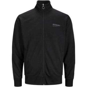 Jack & Jones Jersey 12254865 JJPANEL SWEAT ZIP HIGH NECK PLS BLACK para hombre