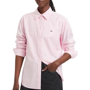 Tommy Hilfiger Camisa manga larga Oxford para mujer