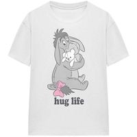 dessins animes camiseta hug life para mujer