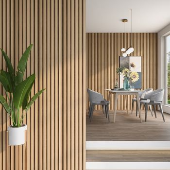 Set De 10x Paneles De Pared 3d Borger 195x30 Cm - Efecto Roble Claro [neu.holz]