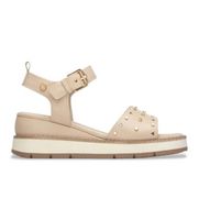 carmela para mujer 16324801-beige sandalias de piel 163248 marron 39 3 a 5cm hebilla casual clasico