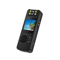 camara de video grabadora cs11 1080p con clip trasero lente ajustable de 180 grados grabadora para ciclismo luz led i