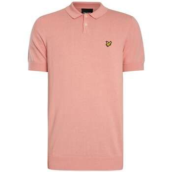 Lyle & Scott Polo Polo de punto de manga corta de algodón para hombre