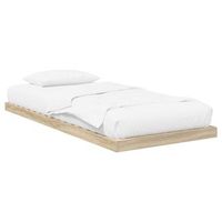 estructura de cama de suelo sonoma 80 x 200 cm vidaxl