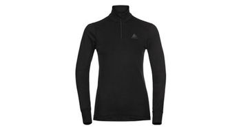 Maillot de manga larga 1 2 cremallera odlo active warm eco negro mujer