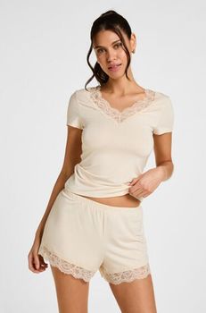 Hunkemöller Conjunto Pijama Nana Blanco