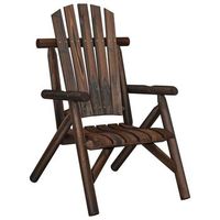 silla de jardin madera maciza de abeto 68x86x103 vidaxl