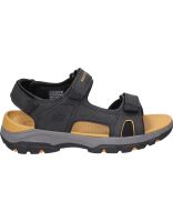 sandalia vegana para hombre skechers relaxed fit tresmen hirano 204106-blk negro 44