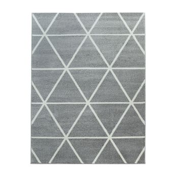 Alfombra moderna Bella gris  60x100 cm