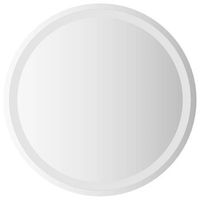 espejo de bano led transparente o 60 cm vidrio templado vidaxl